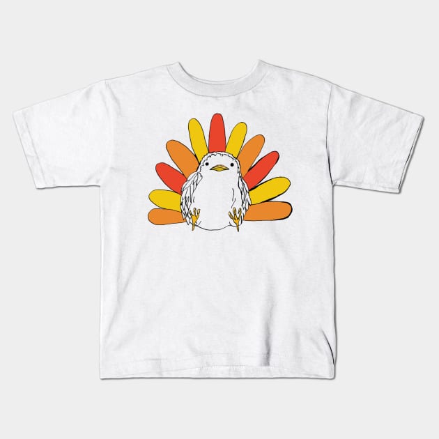 turkey fellow Kids T-Shirt by athenapantazes